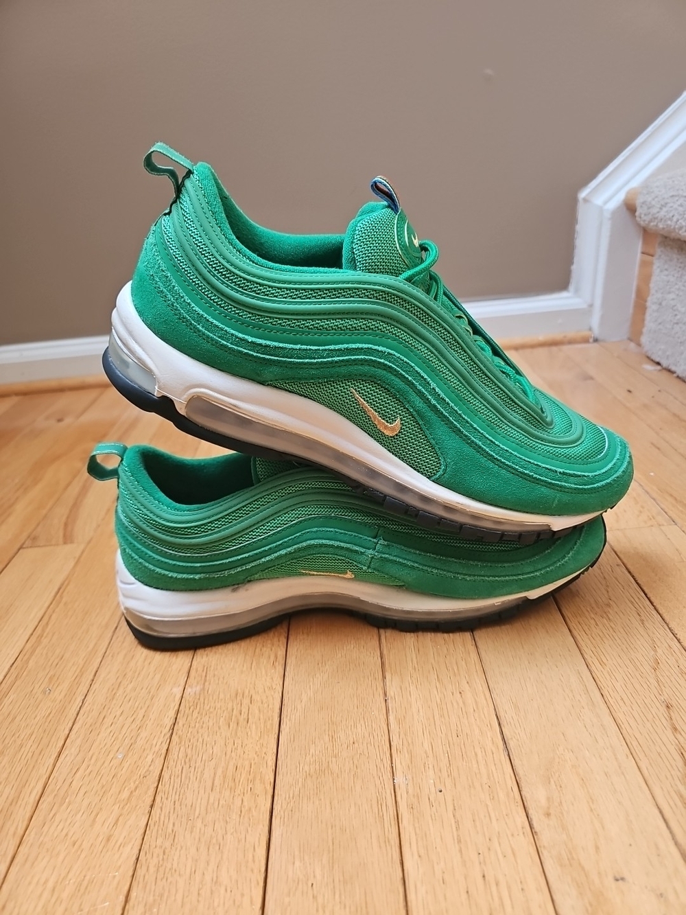 Nike Air Max 97 QS Olympic Rings Lucky Green - Men's Size 11.5 - CI3708-300